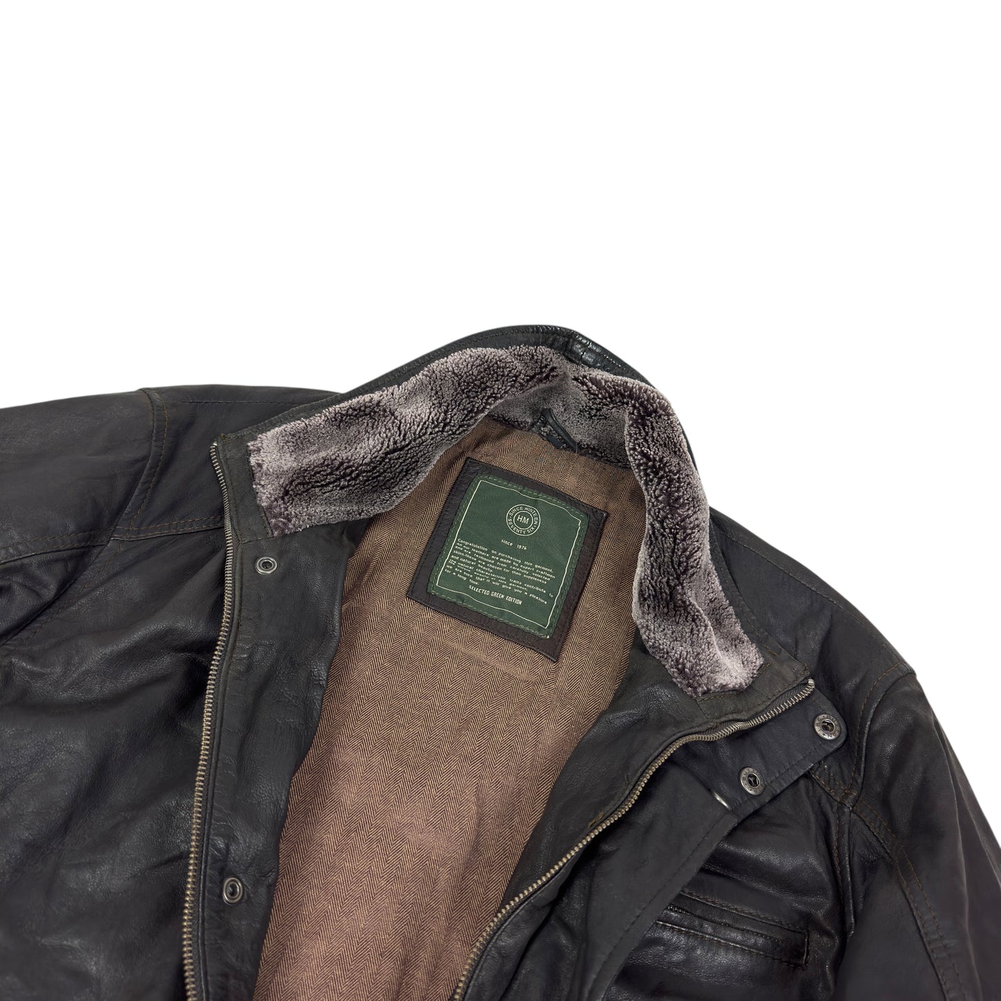 Jachetă HM Since 1976 100% Piele - XXL