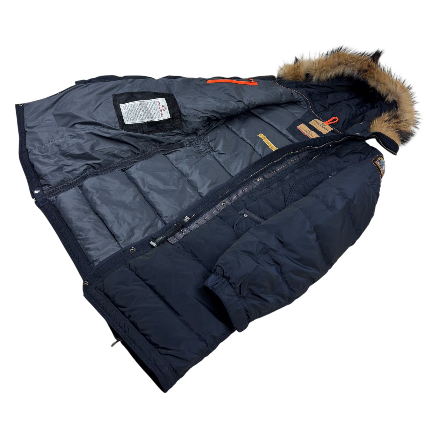 Geacă Parka Parajumpers Femei 90% Puf 10% Pene 100% Blană Raton - S