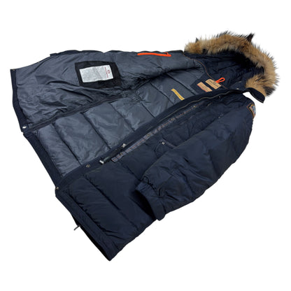 Geacă Parka Parajumpers Femei 90% Puf 10% Pene 100% Blană Raton - S