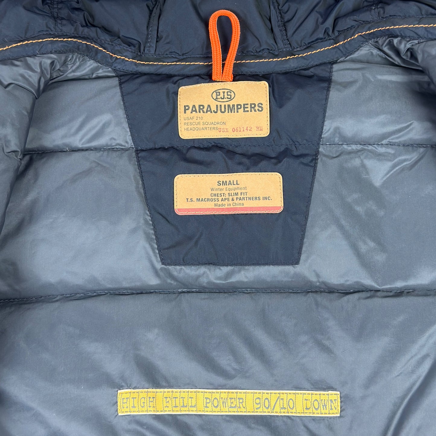 Geacă Parka Parajumpers Femei 90% Puf 10% Pene 100% Blană Raton - S