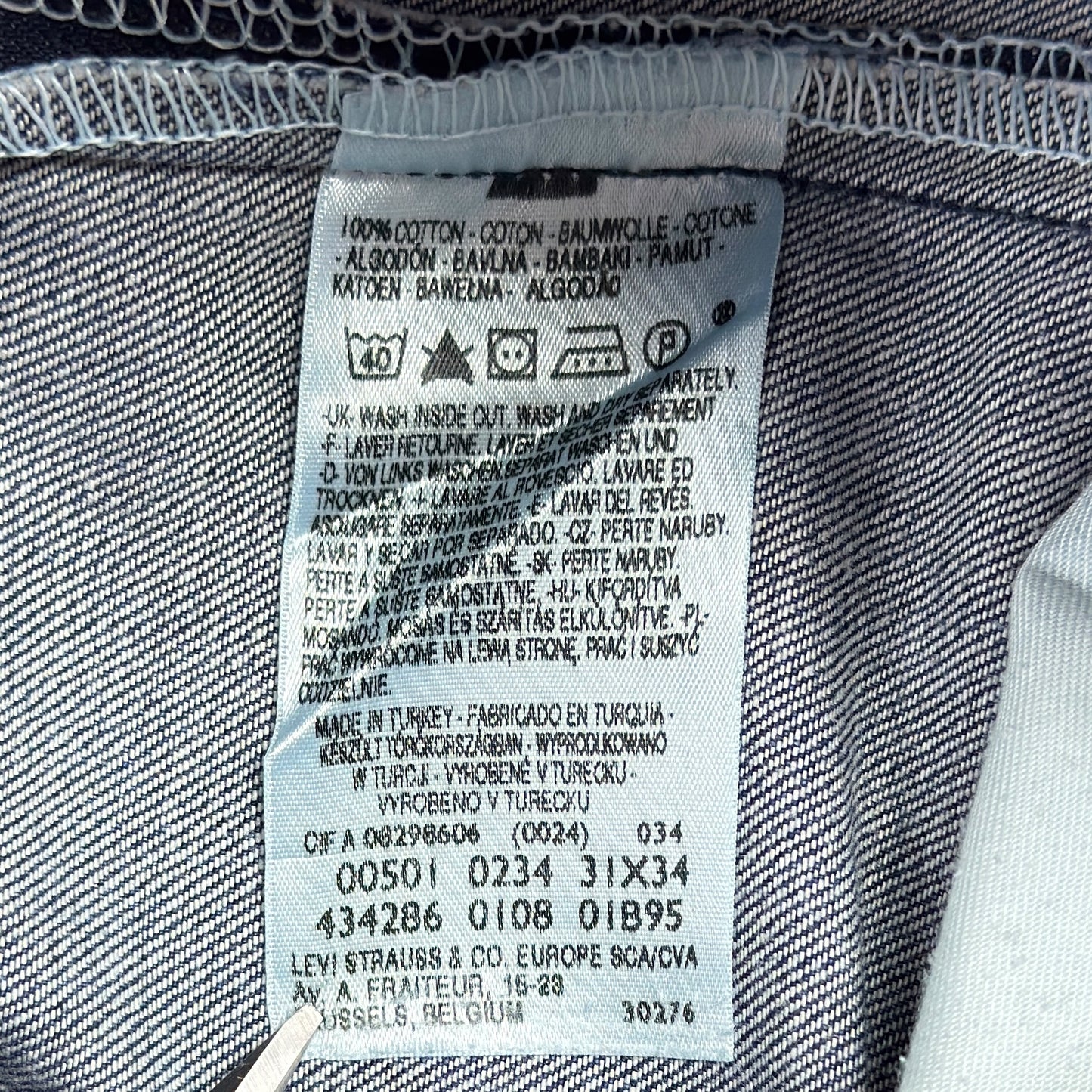 Blugi Levi's 501 Vintage Din Anul 2008 - W31/L34