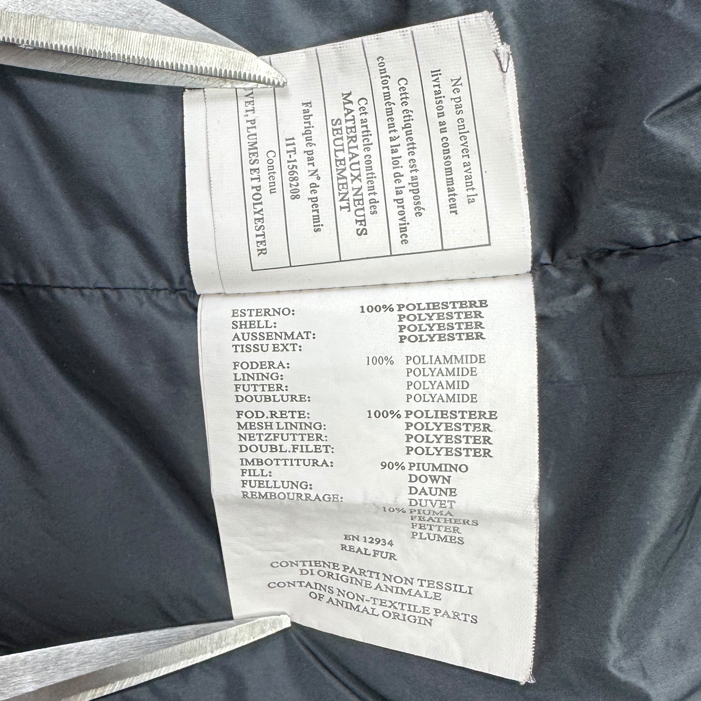 Geacă Parka Parajumpers Femei 90% Puf 10% Pene 100% Blană Raton - S