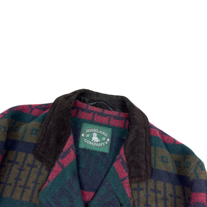 Palton Highland Company Vintage 80% Lână - XL
