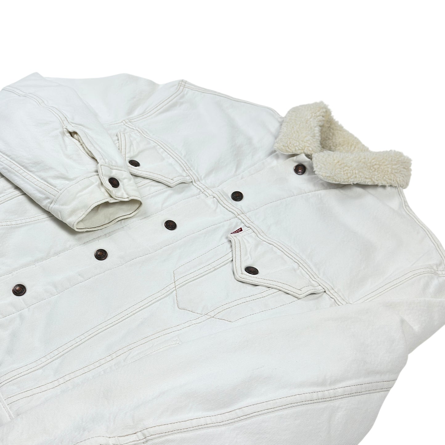 Jachetă Sherpa Levi's Vintage Din Anul 1992 - M