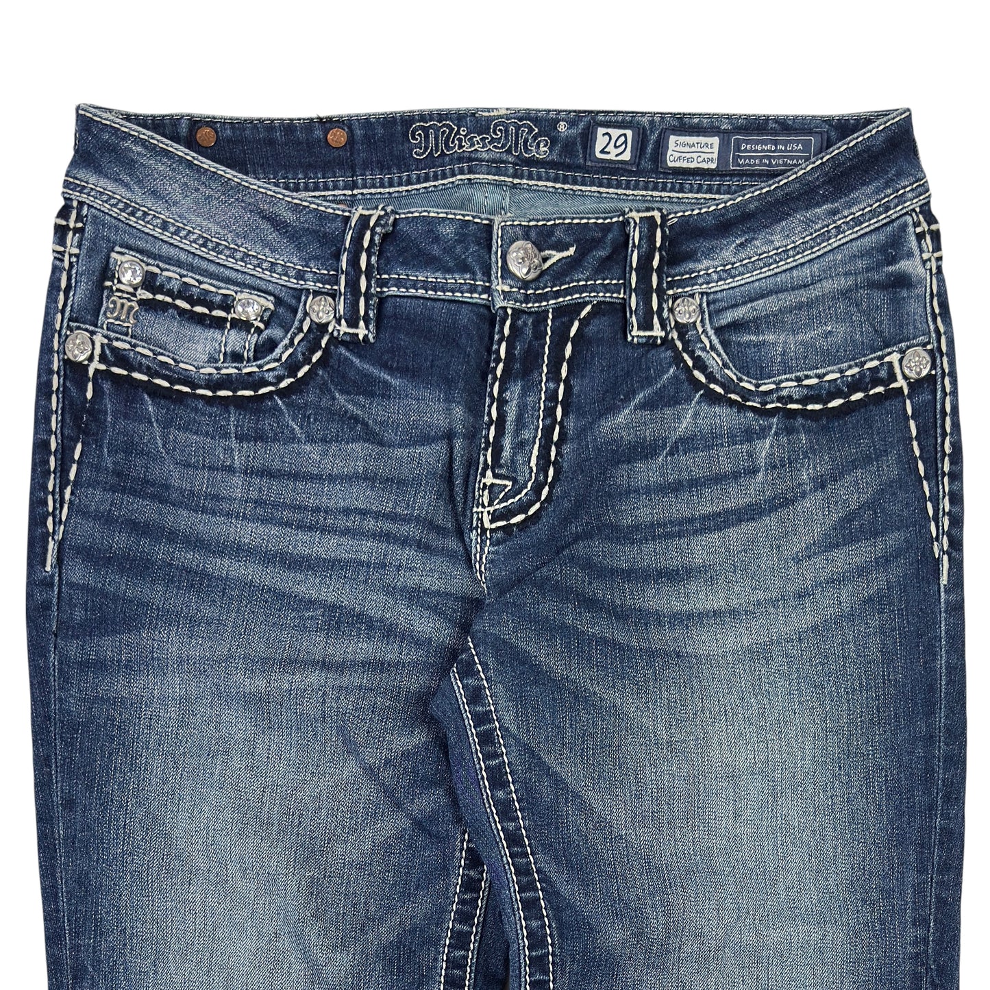 Blugi Trei Sferturi Miss Me Vintage Femei - W29