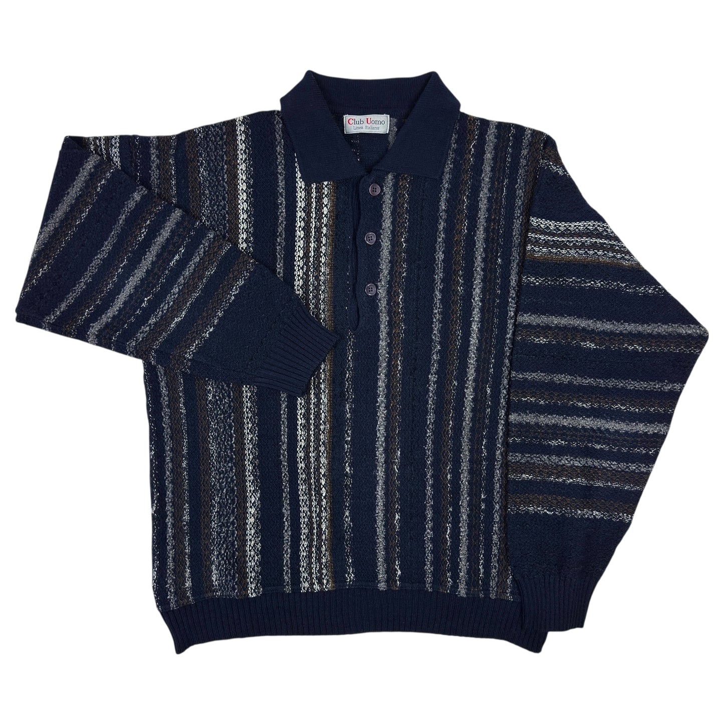 Pulover Club Uomo Vintage 35% Lână - M
