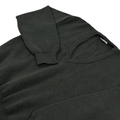 Pulover Micromedia Army Vintage 100% Lână - S