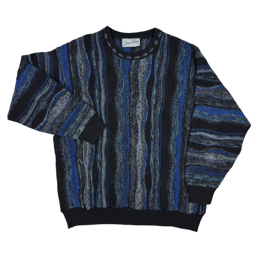 Pulover Sandro Pozzi Coogi Style Vintage 45% Lână - L