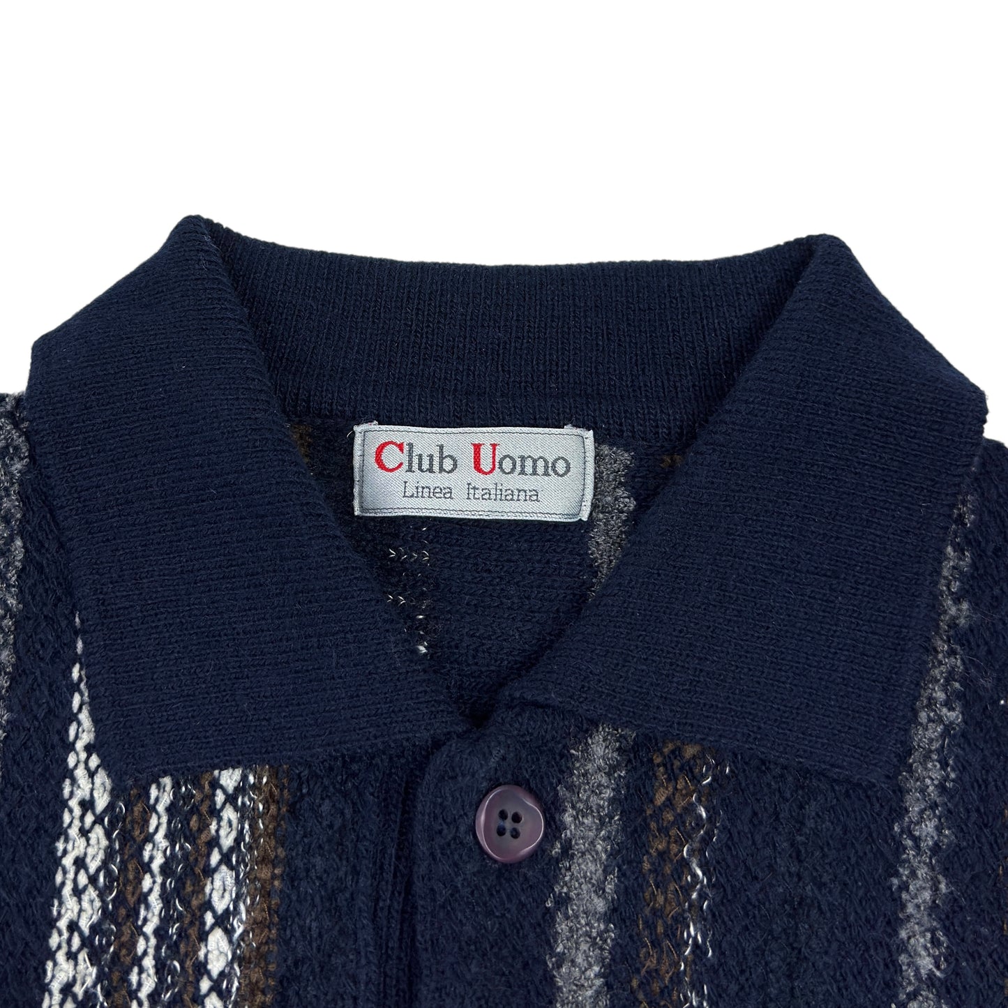 Pulover Club Uomo Vintage 35% Lână - M