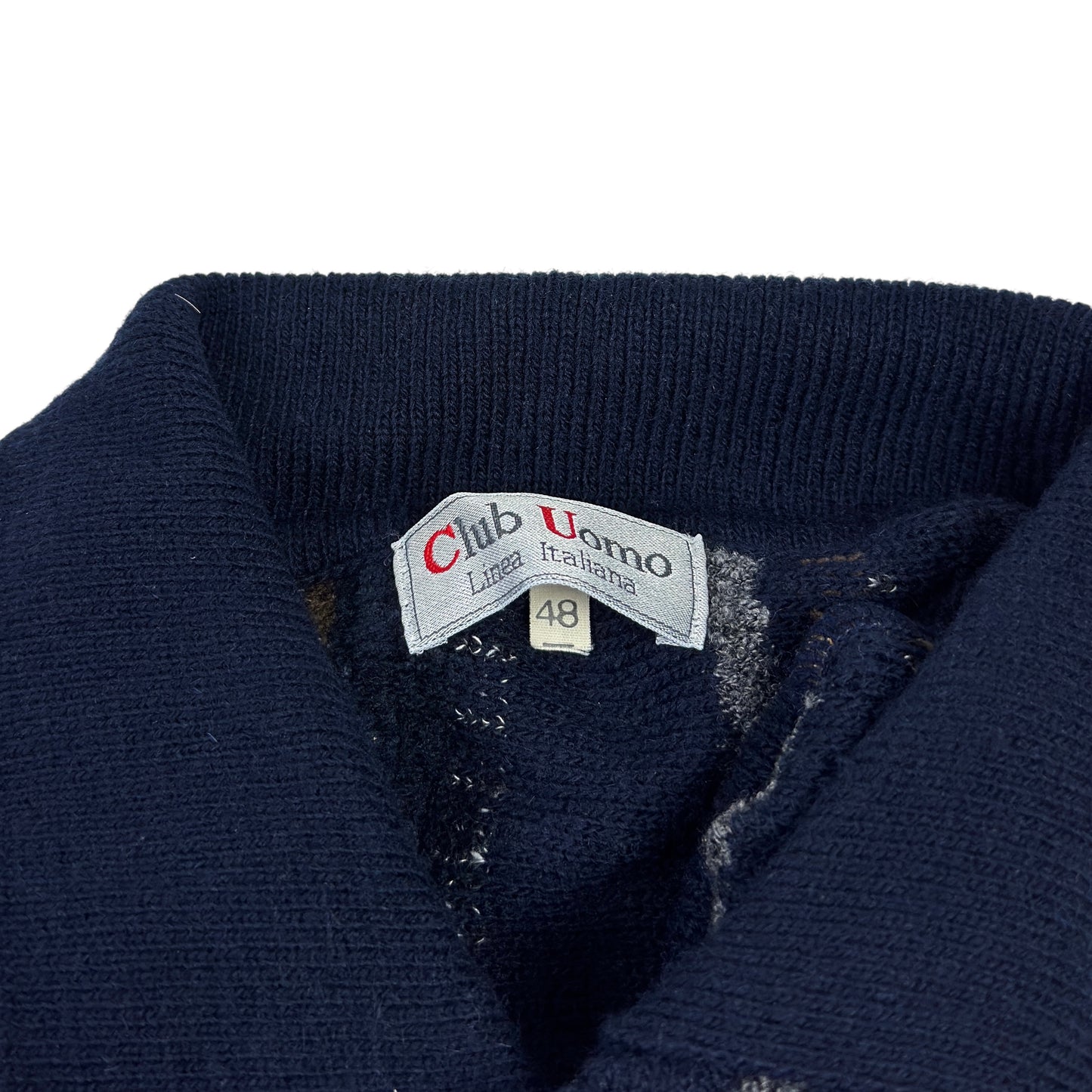 Pulover Club Uomo Vintage 35% Lână - M