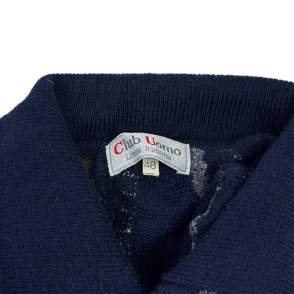 Pulover Club Uomo Vintage 35% Lână - M