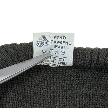 Pulover Micromedia Army Vintage 100% Lână - S