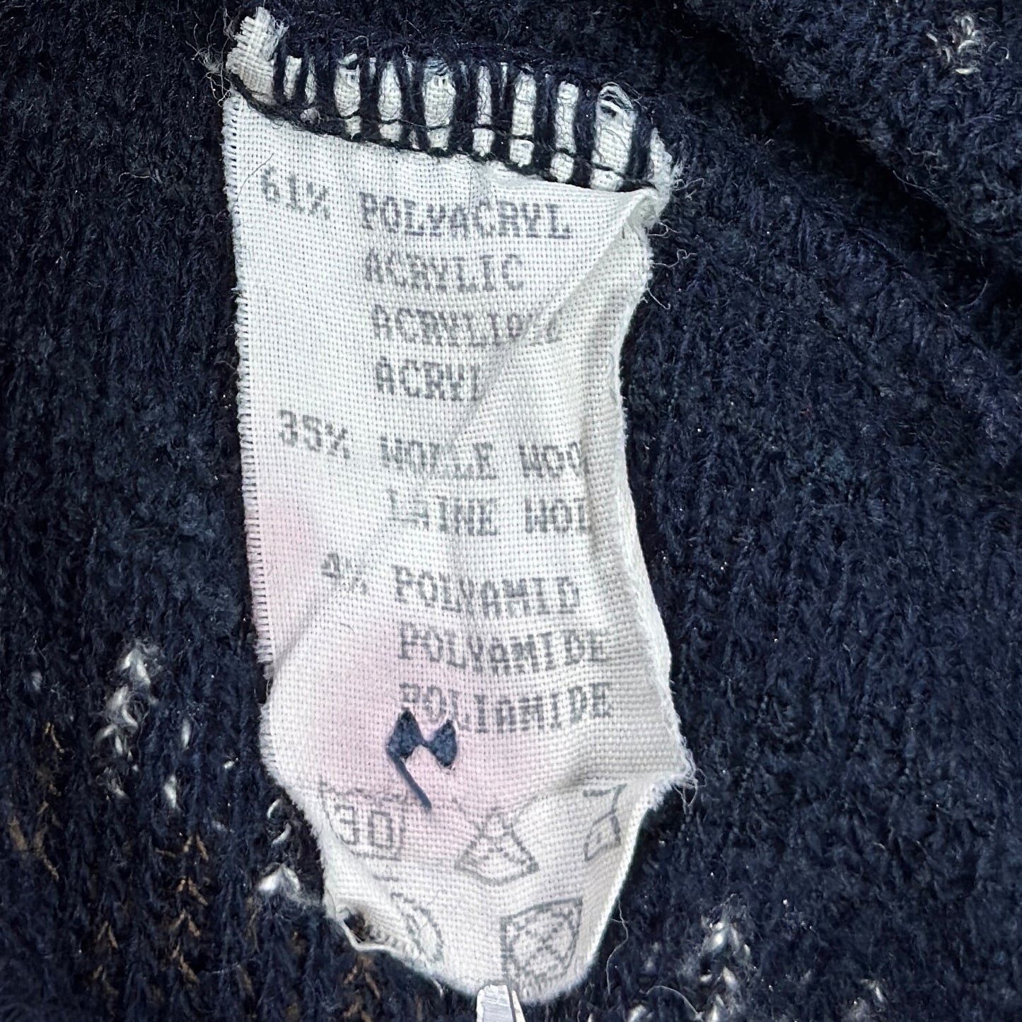 Pulover Club Uomo Vintage 35% Lână - M