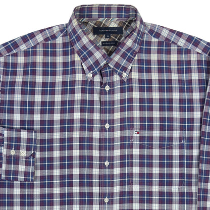 Cămașă Flannel Tommy Hilfiger Vintage - XL