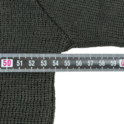 Pulover Micromedia Army Vintage 100% Lână - S