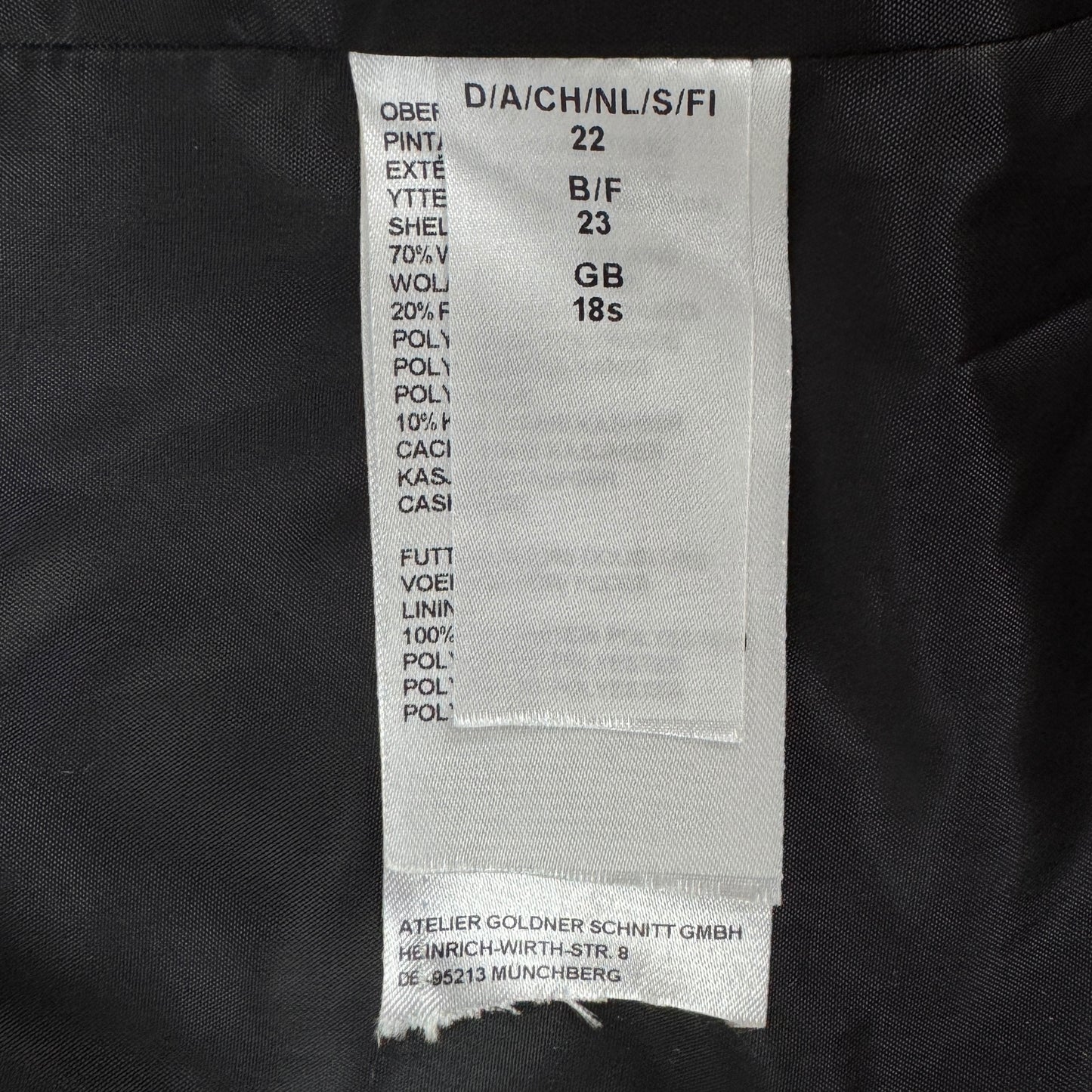 Palton Atelier GS Femei 70% Lână 10% Caşmir - XL