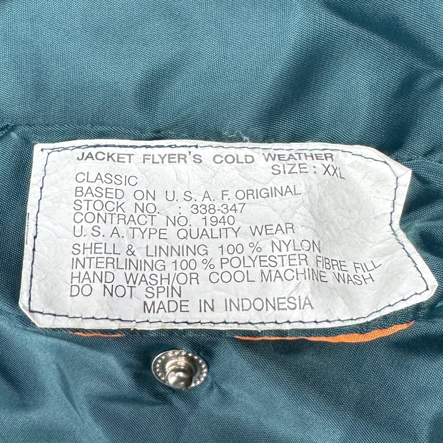 Jachetă MA-1 Vintage - XXL