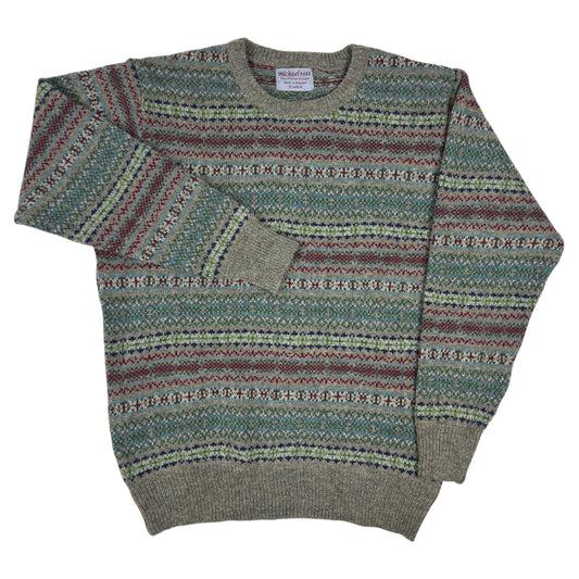 Pulover Michael Ross Hand Knitwear 100% Lână - L
