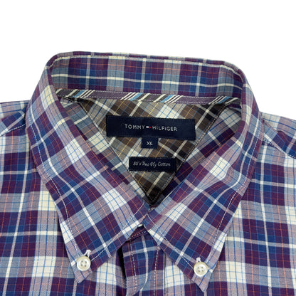 Cămașă Flannel Tommy Hilfiger Vintage - XL