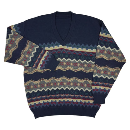 Pulover Vintage 50% Lână - L