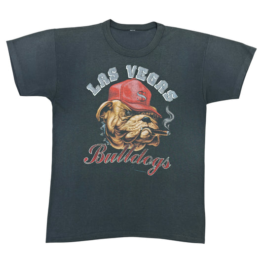 Tricou Las Vegas Bulldogs Single Stitch Vintage Din Anul 1989 - M