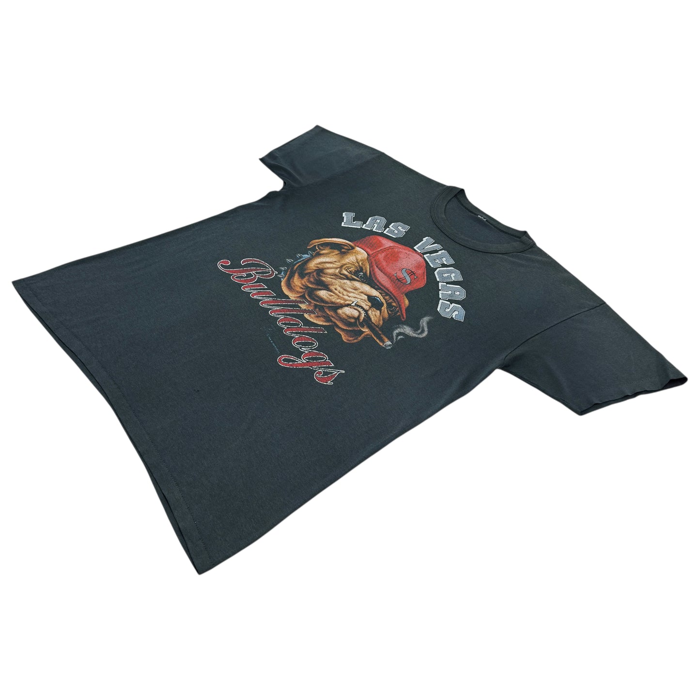 Tricou Las Vegas Bulldogs Single Stitch Vintage Din Anul 1989 - M