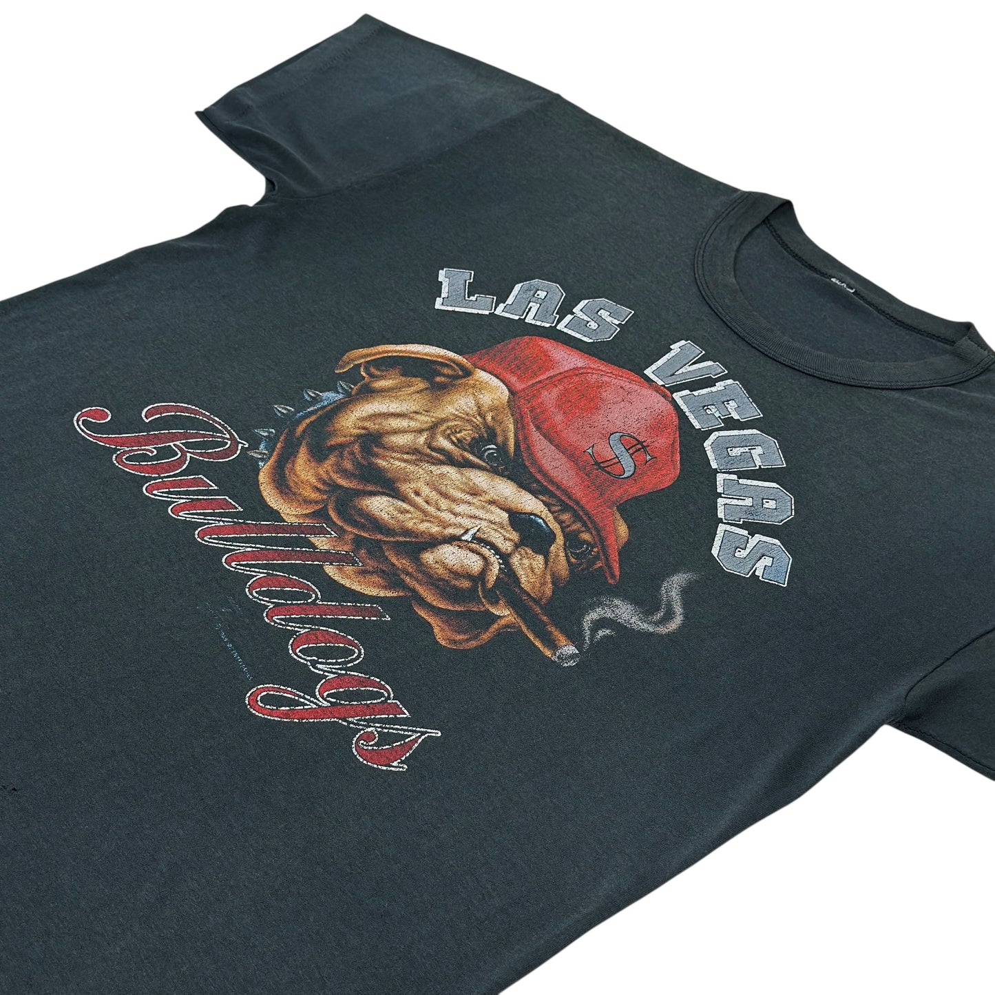 Tricou Las Vegas Bulldogs Single Stitch Vintage Din Anul 1989 - M