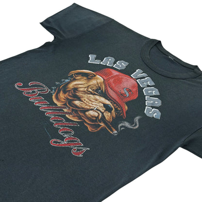 Tricou Las Vegas Bulldogs Single Stitch Vintage Din Anul 1989 - M
