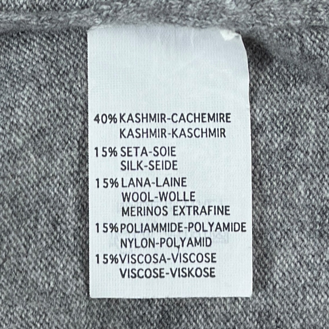 Vestă 40% Cașmir 15% Mătase 15% Lână - L/XL