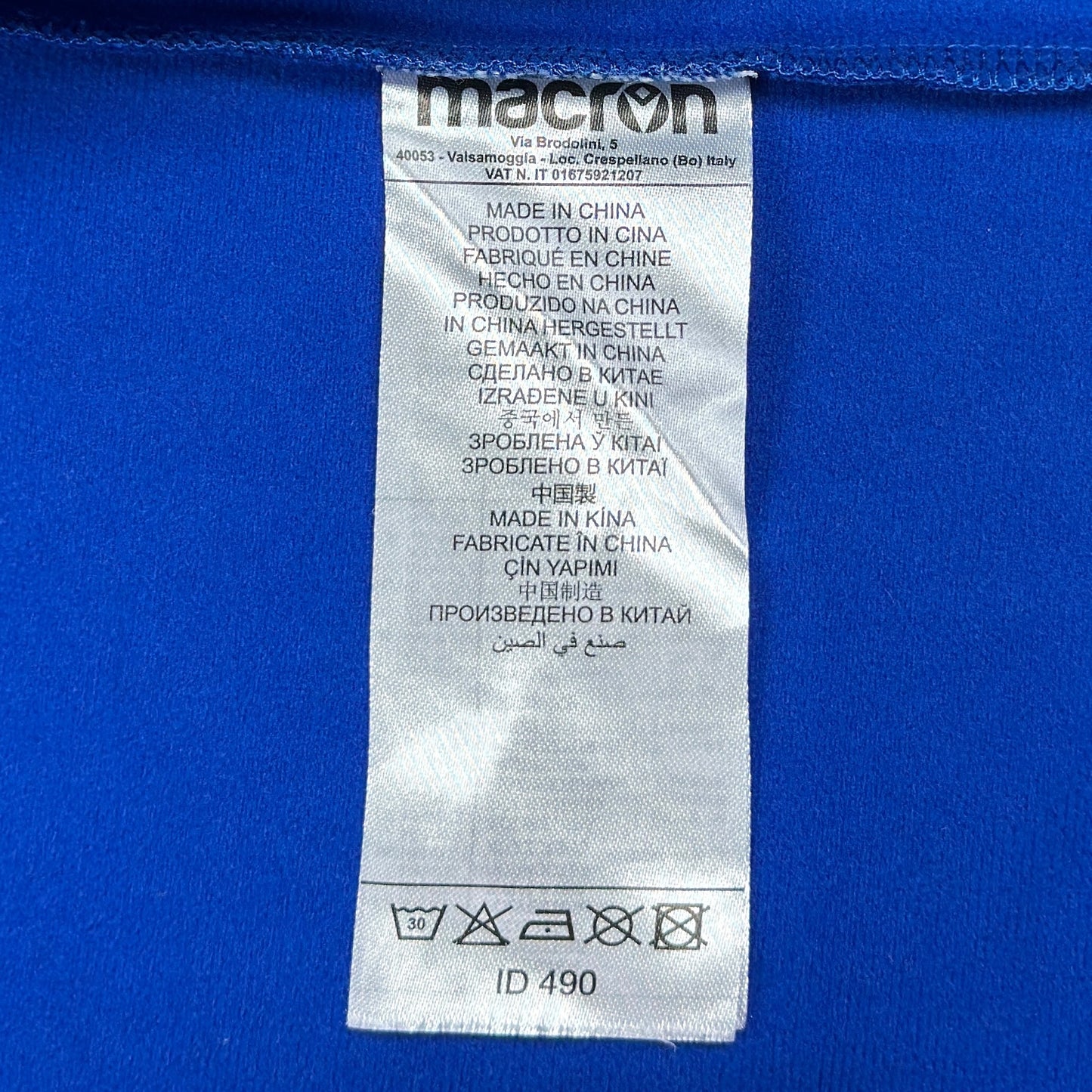 Bluză Macron FC Azzurri Lausanne - S