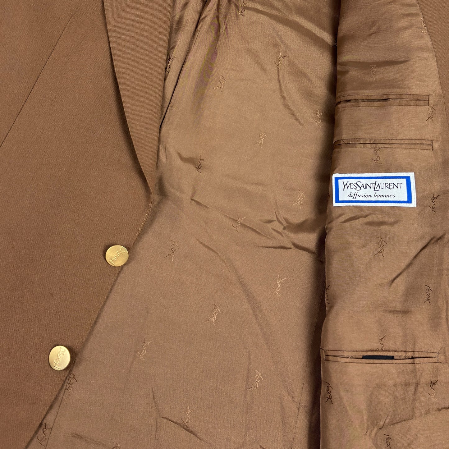 Sacou YSL YvesSaintLaurent Vintage 100% Lână - XL