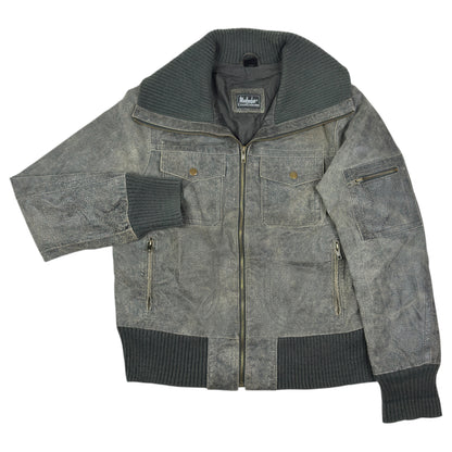 Jachetă Woodpecker Vintage 100% Piele Femei - L