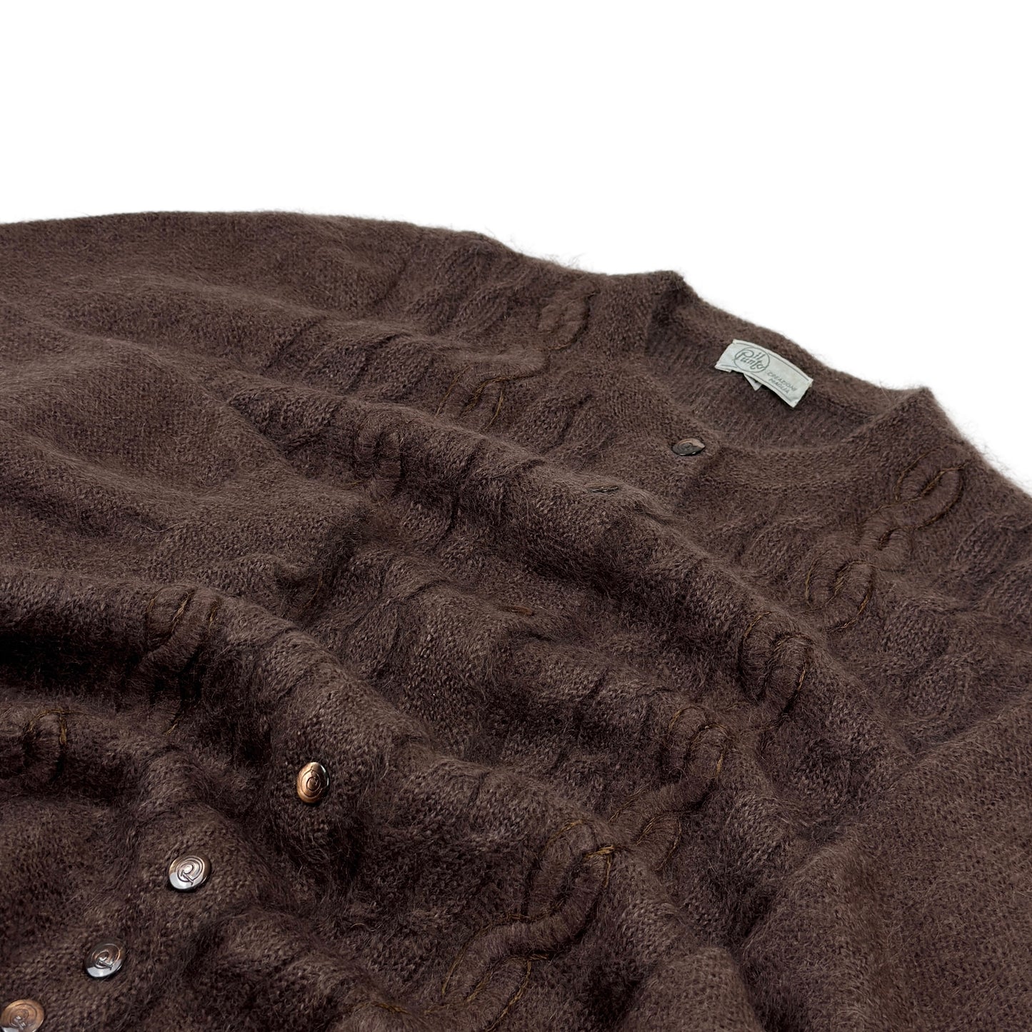 Cardigan Il Punto Vintage Femei 75% Mohair - L