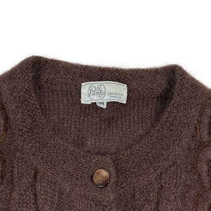 Cardigan Il Punto Vintage Femei 75% Mohair - L