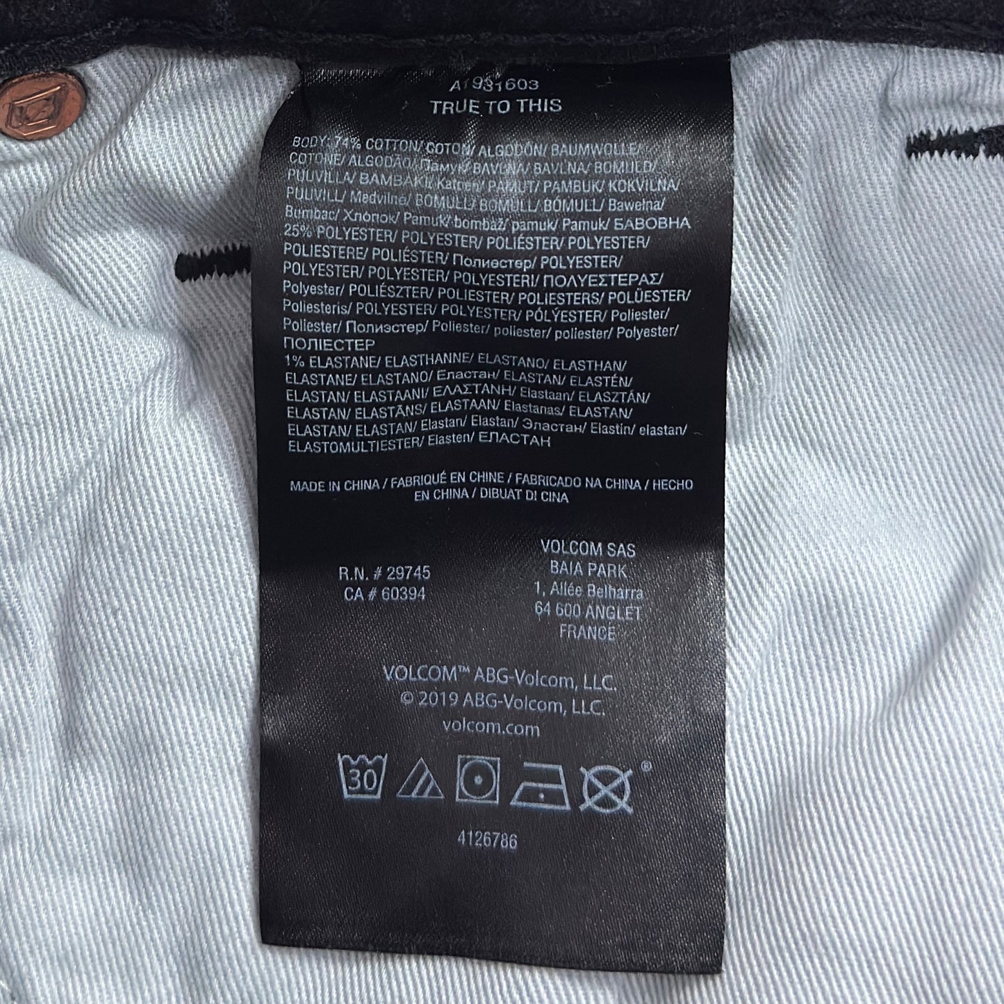 Blugi Volcom - W30/L30