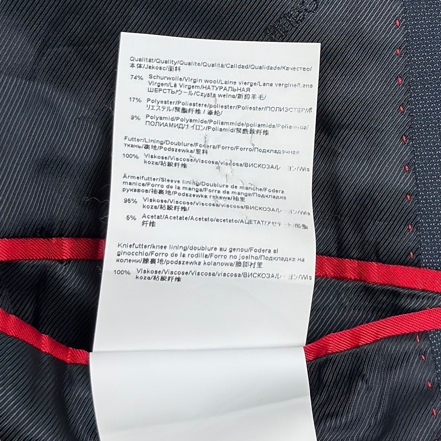 Sacou Hugo Boss 74% Lână - L