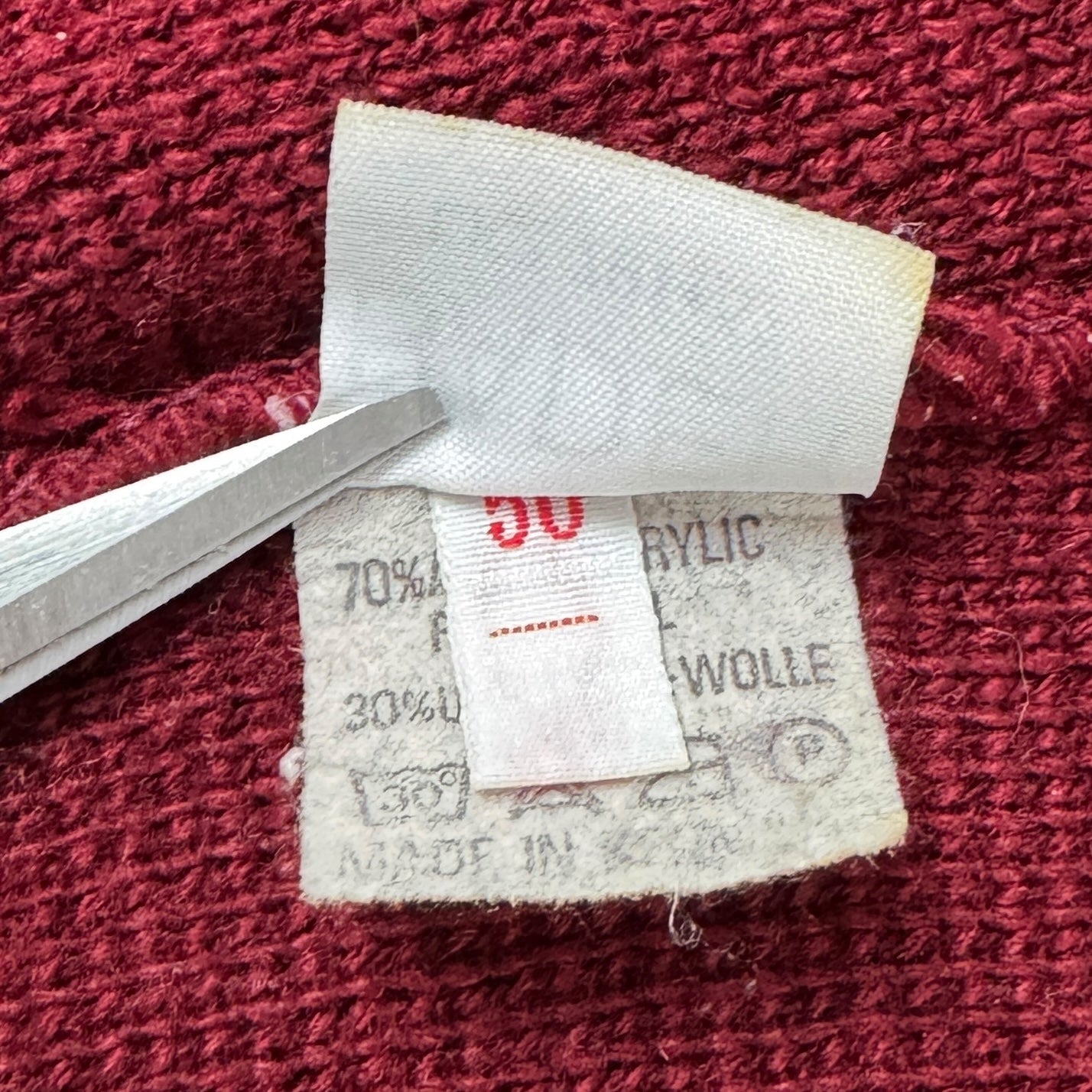 Cardigan BADER Vintage 30% Lână - L/XL