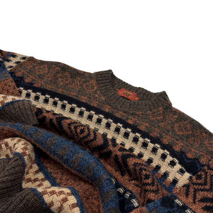 Pulover Status Vintage 50% Lână - L