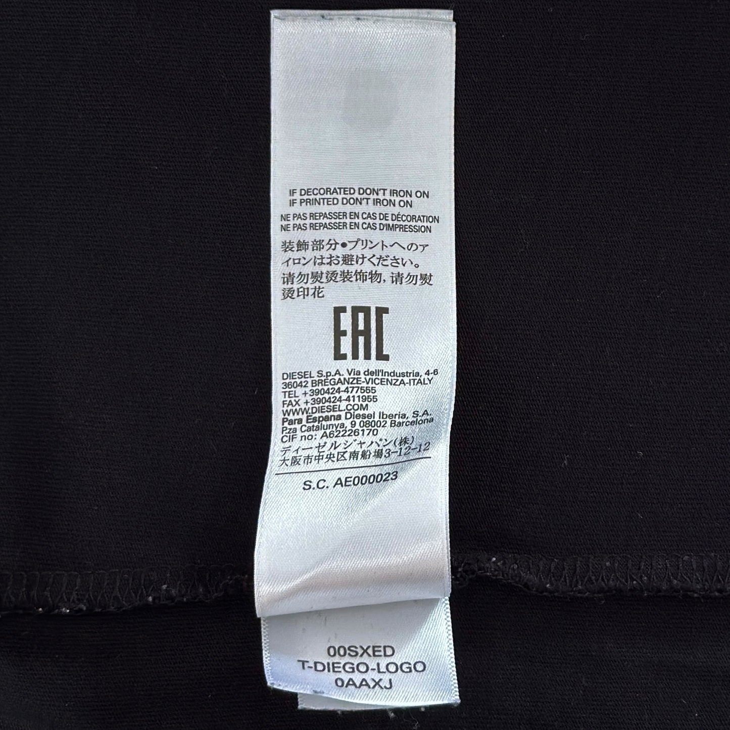 Tricou Diesel - XXL