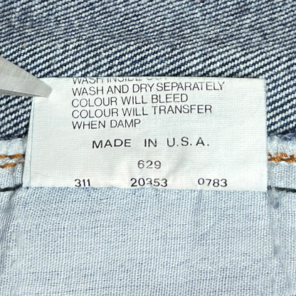 Blugi Levi's 505 Vintage Unisex Din Anul 1983 - W28/L32